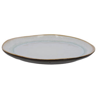 Afbeelding laden in galerijviewer, Shadow aqua dinner bord 28 cm | 6 stuks
