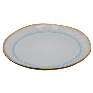 Afbeelding laden in galerijviewer, Shadow aqua dinner bord 28 cm | 6 stuks
