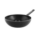 Bk easy induction wokpan 30cm - 4.2l - pfas-vrije antikleeflaag - wokpan inductie - keramische wokpan - ovenbestendig tot 160°c - koudgrepen - zonder deksel - zwart