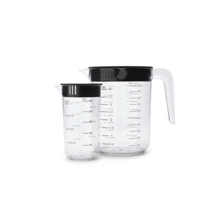 Load image into Gallery viewer, Brabantia tasty+ maatbeker set 2 delig dark grey
