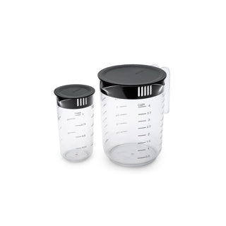 Load image into Gallery viewer, Brabantia tasty+ maatbeker set 2 delig dark grey
