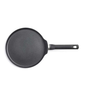 Afbeelding laden in galerijviewer, Bk easy induction pannenkoekenpan 28cm - pfas-vrije antikleeflaag - koekenpan inductie - keramische koekenpan - ovenbestendig tot 160°c - koudgrepen - graniet zwart
