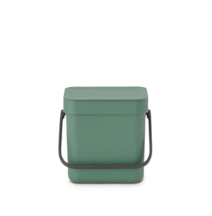 Brabantia afvalbakje sort go 3l fir groen | 2 stuks