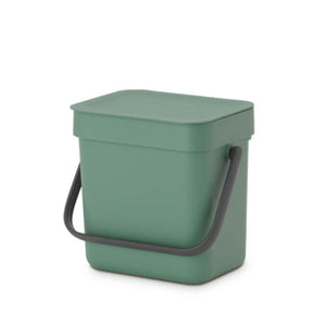 Brabantia afvalbakje sort go 3l fir groen | 2 stuks