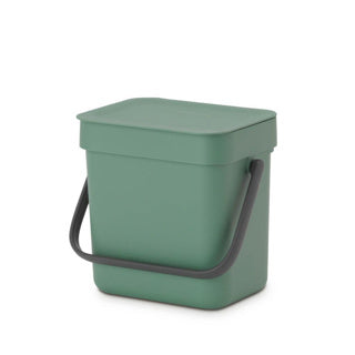Brabantia afvalbakje sort go 3l fir groen | 2 stuks