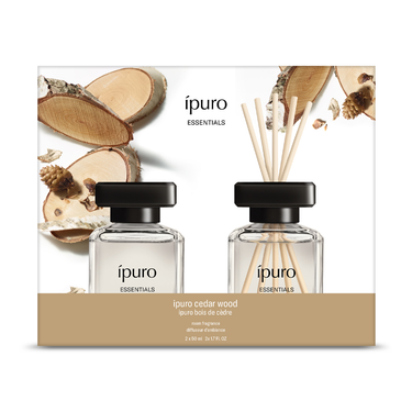 Ipuro geurdiffuser cedar wood 2 x 50 ml