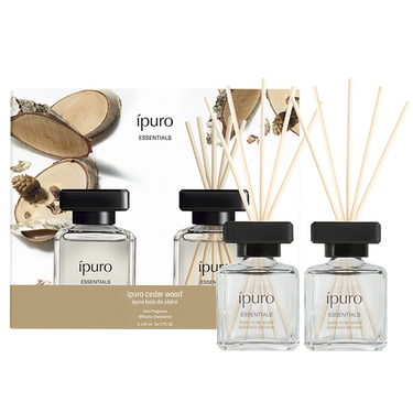 Ipuro geurdiffuser cedar wood 2 x 50 ml