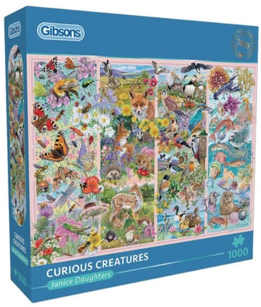 Gibsons - curious creatures (door janice daughters) - 1000 stukjes 68×49cm (b×h) - legpuzzel voor volwassenen