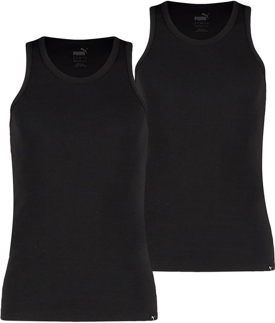 Puma heren everyday hemd - black - s - 2 paar