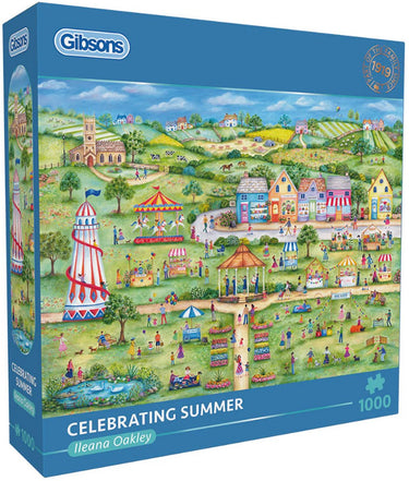 Gibsons - celebrating summer (door ileana oakley) - 1000 stukjes 68×49cm (b×h) - legpuzzel voor volwassenen