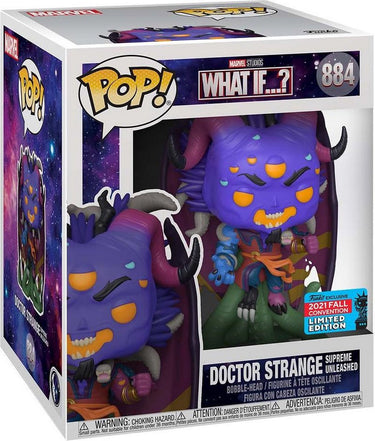 Funko pop marvel: what if - doctor strange supreme unleashed - pop #884
