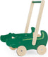 Trixie houten loopwagen - mr. crocodile - babywalker - kinder speelgoed - loopkar vanaf 1,5 jaar - voor jongens en meisjes - fsc