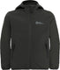 Jack wolfskin fourwinds jacket kids outdoorjas - granite black - 128