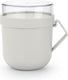 Brabantia make take soepbeker to go - 600 ml - kunststof - light grey