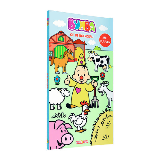 Bumba Kartonboek met Flapjes - Op de Boerderij