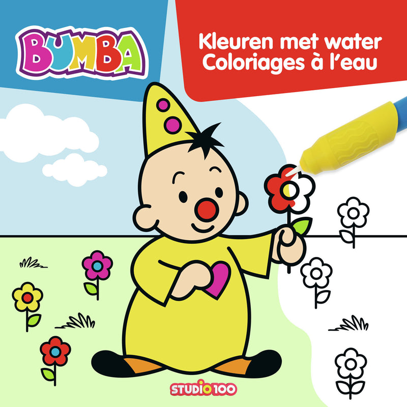 Cargue la imagen en el visor de la galería, Studio 100 bumba kleurboek - kleuren met water
