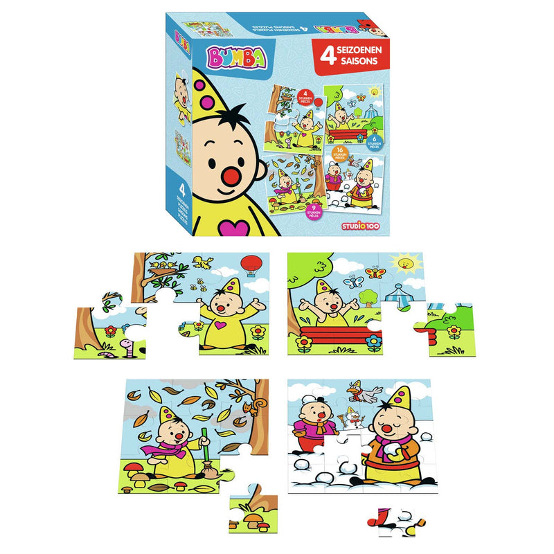 Load image into Gallery viewer, Bumba Puzzel Seizoenen, 4in1
