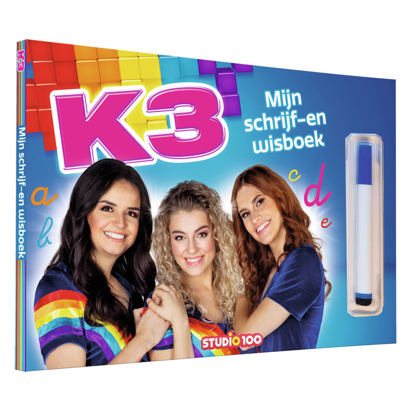 Load image into Gallery viewer, Studio 100 k3 schrijf- en wisboek
