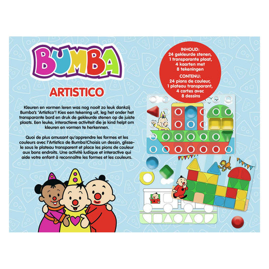 Bumba educatief spel - artistico - leer kleuren en vormen herkennen
