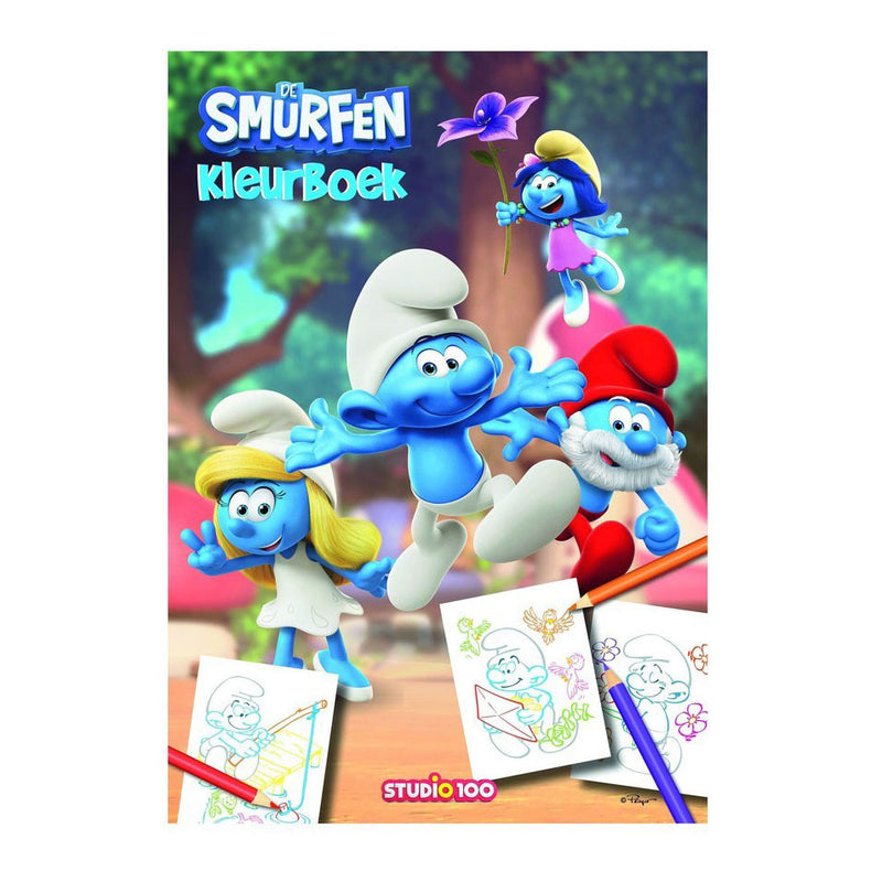 Load image into Gallery viewer, Studio 100 de smurfen kleurboek
