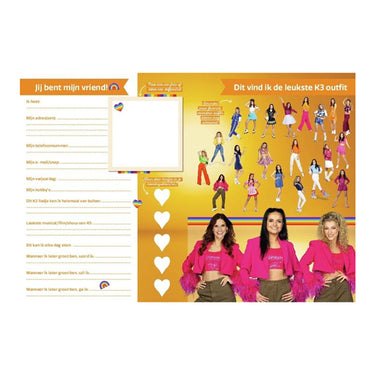 Studio 100 k3 vriendenboek sport