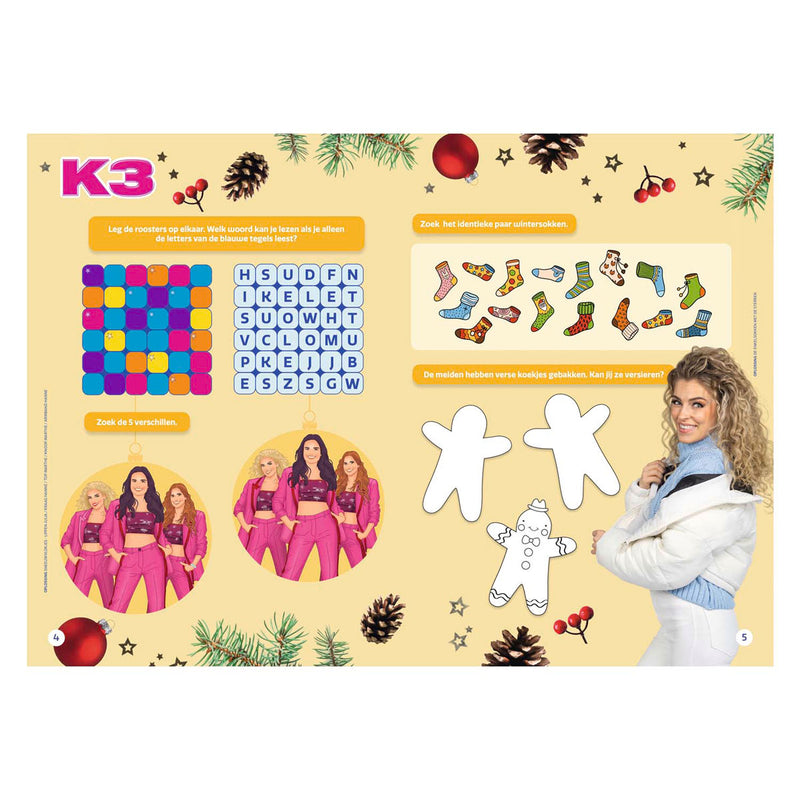Load image into Gallery viewer, Studio 100 k3 kerstspecial doeboek
