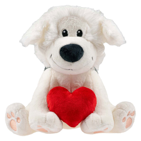 Samson marie samson en marie knuffel pluche samson met hart, 30cm
