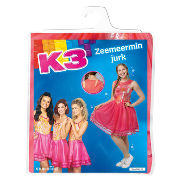 K3 verkleedkleding - zeemeerminjurk volwassenen - maat 38