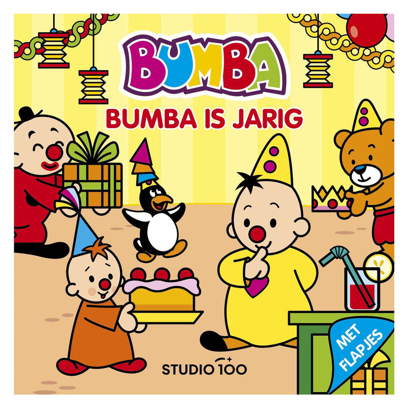 Afbeelding laden in galerijviewer, Studio 100 bumba kartonboek met flapjes - bumba is jarig

