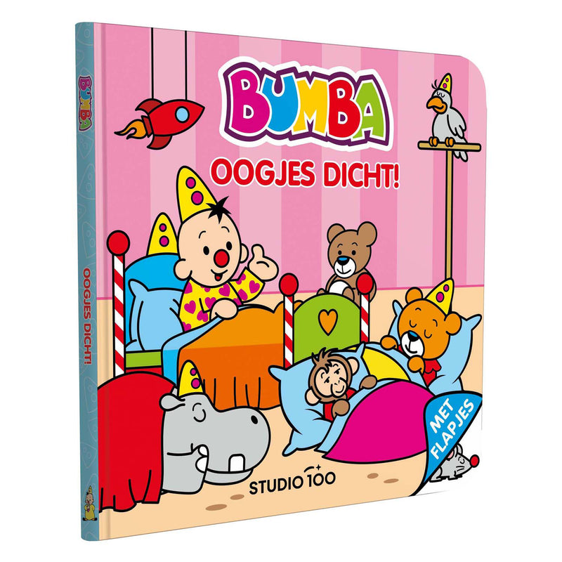 Load image into Gallery viewer, Studio 100 bumba kartonboek met flapjes - oogjes dicht
