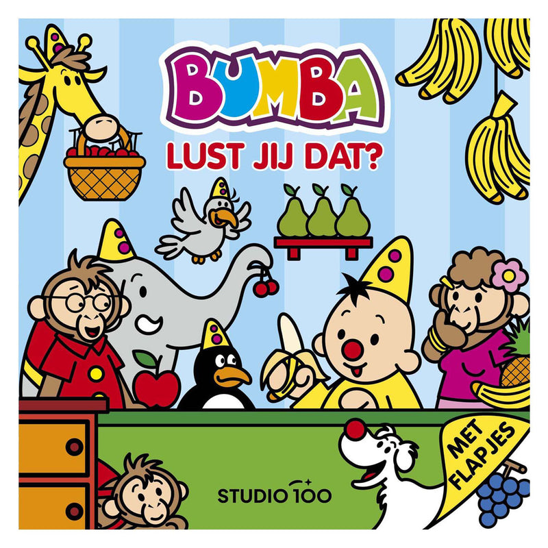 Load image into Gallery viewer, Studio 100 bumba kartonboek met flapjes - lust jij dat?
