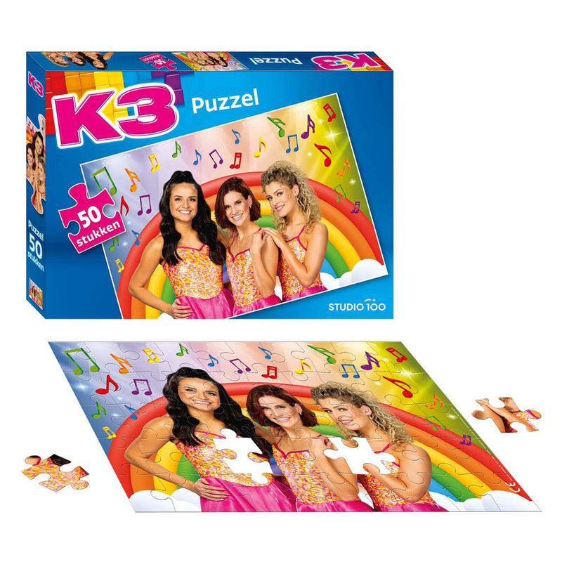 Afbeelding laden in galerijviewer, K3 puzzel - zeemeerminjurk, 50st.
