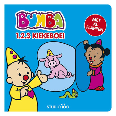 Studio 100 bumba kartonboek - 1, 2 , 3 kiekeboe!