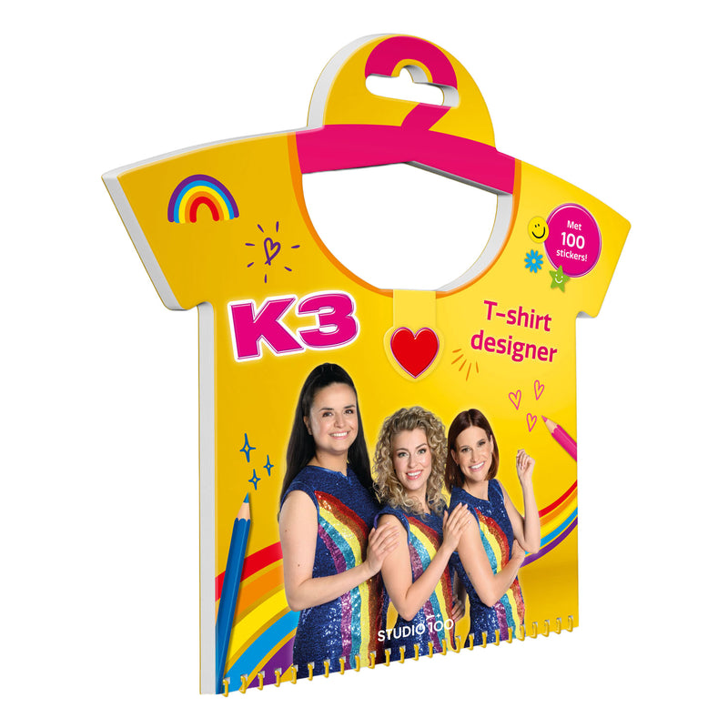 Afbeelding laden in galerijviewer, Studio 100 k3 doeboek - t-shirt designer
