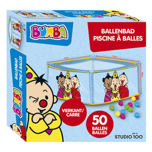 Bumba ballenbad + 50 ballen - vierkant