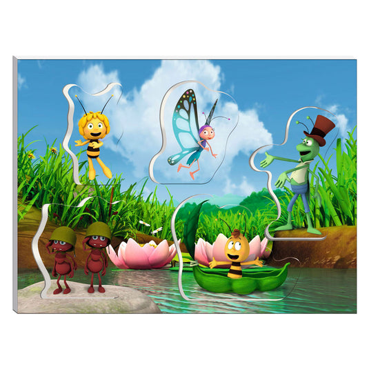 Studio 100 maya houten puzzel met dikke stukken - formaat a4
