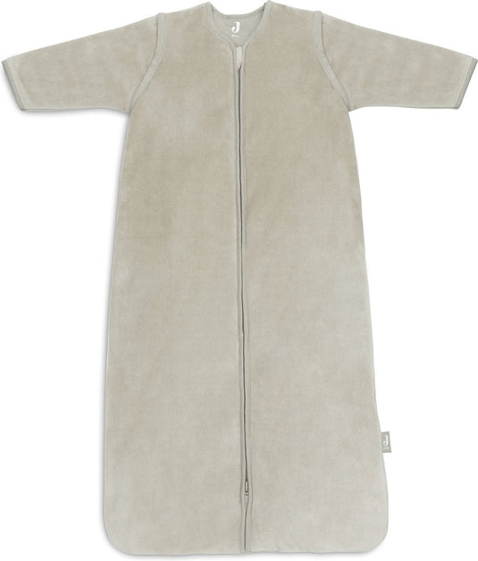 Jollein baby slaapzak winter met afritsbare mouw 110cm velvet - olive green - winterslaapzak