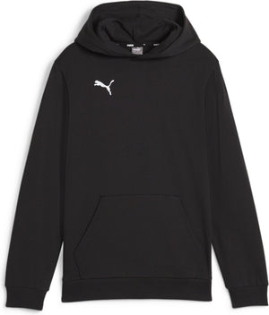 Puma teamgoal casuals hoody jr jongens sporttrui - black- white