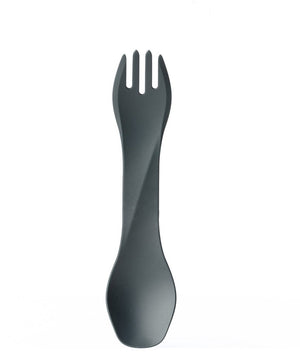 Human gear - gobites bio - herbruikbaar - bestek - spork - dark gray - campingbestek