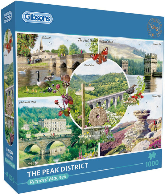 Gibsons - the peak district, v.k. - richard macneil - 1000 stukjes - 68×49cm - legpuzzel voor volwassenen