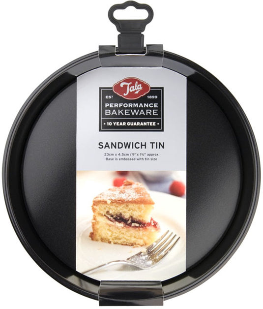 Tala performance - taartvorm - 23 cm - losse bodem - antiaanbaklaag - ovenbestendig - pfas-vrij