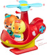 Klorofil speelset reddingshelikopter – helikopter met draaiende bloempropellers en ruimte voor 2 figuren – inclusief donna eend figuur – peuterspeelgoed vanaf 18 maanden – stimuleert fantasie en rollenspel