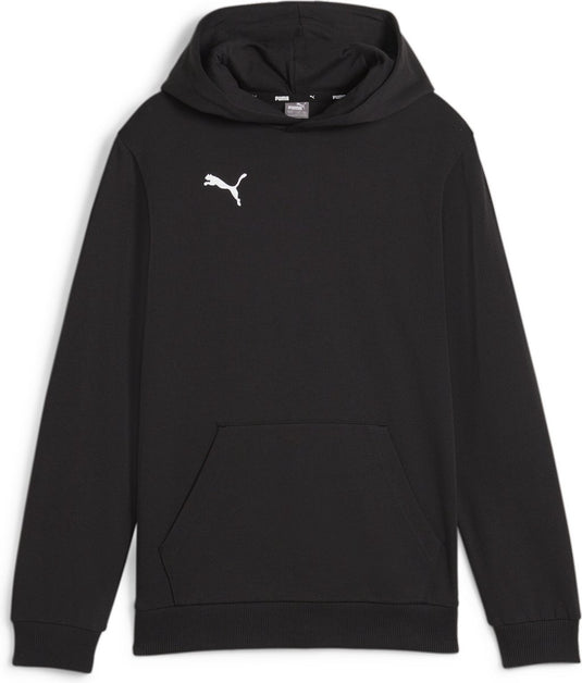 Puma teamgoal casuals hoody jr jongens sporttrui - black- white
