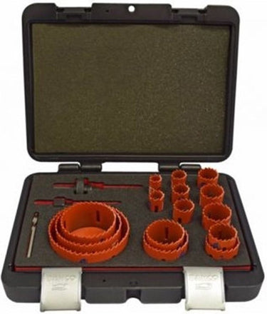 Bahco gatenzaag bi-metaal 18-delig | 3834-set-153 - 16-92 mm