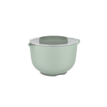 Mepal beslagkom met spatdeksel chef it - 3 l - schaal - magnetron- en vaatwasmachinebestendig - bakspullen - nordic sage