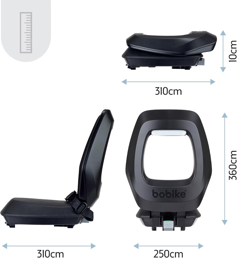 Load image into Gallery viewer, Bobike kinderzitje achter one junior zwart - mik-hd
