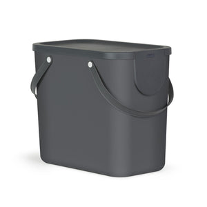 Rotho albula afvalscheider 25l antraciet 34x40x23,5cm