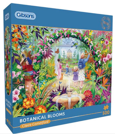 Gibsons - botanical blooms (door claire comerford) - 500 stukjes 48×34cm (b×h) - legpuzzel voor volwassenen