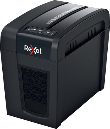 Rexel secure papierversnipperaar x6-sl - p4 snippers - tot 6 vel - 10l - zwart