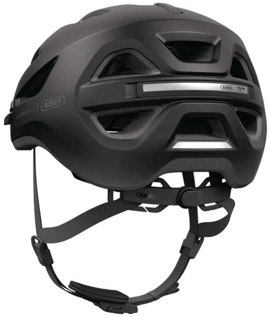 Abus fietshelm urban-i 4.0 lr velvet black s - 51-55 cm - zwart - geschikt voor gebruik op elektrische fietsen - stadsfietsen - 240 g